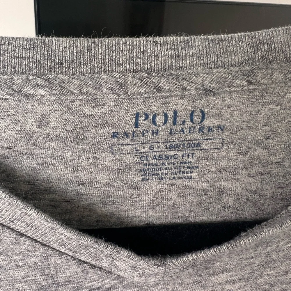 Polo by Ralph Lauren Gray Short Sleeve Tee